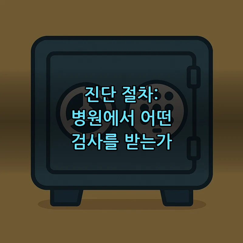 진단 절차: 병원에서 어떤 검사를 받는가