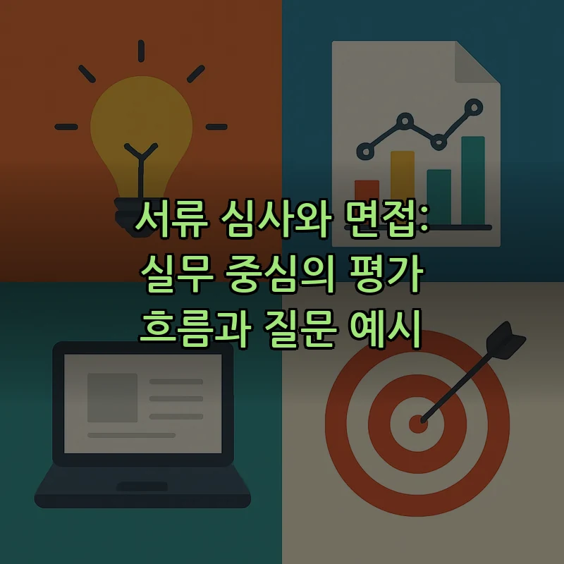 서류 심사와 면접: 실무 중심의 평가 흐름과 질문 예시