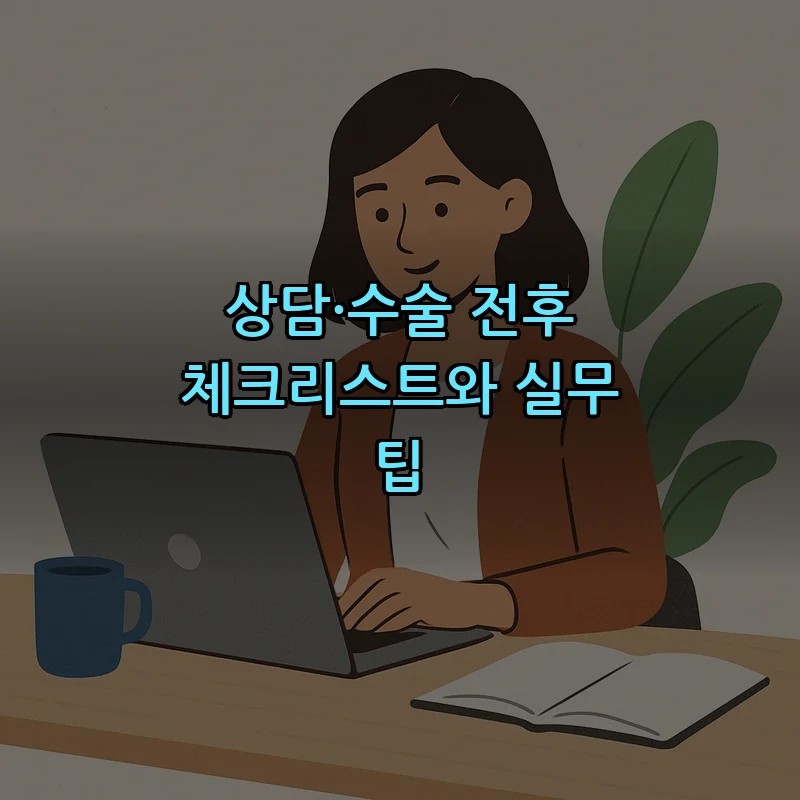 상담·수술 전후 체크리스트와 실무 팁