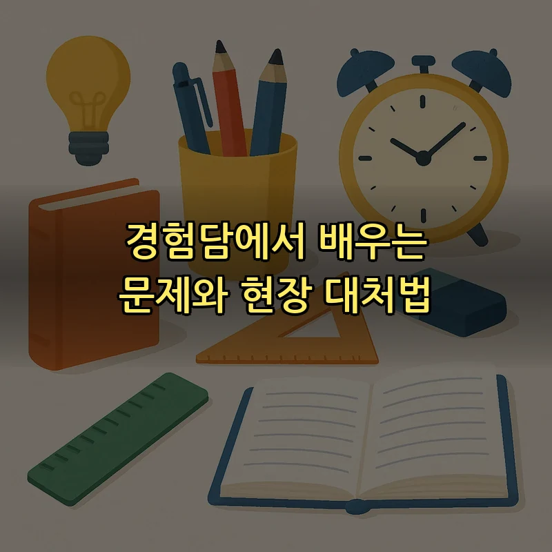 경험담에서 배우는 문제와 현장 대처법