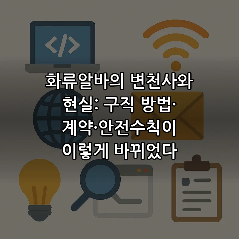 화류알바: 현황과 구직 방법, 계약 시 유의사항