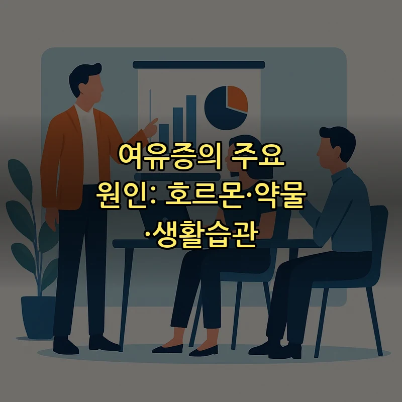여유증의 주요 원인: 호르몬·약물·생활습관