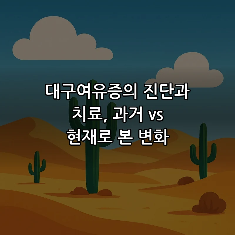 대구여유증의 정의와 변화: 과거부터 현재까지