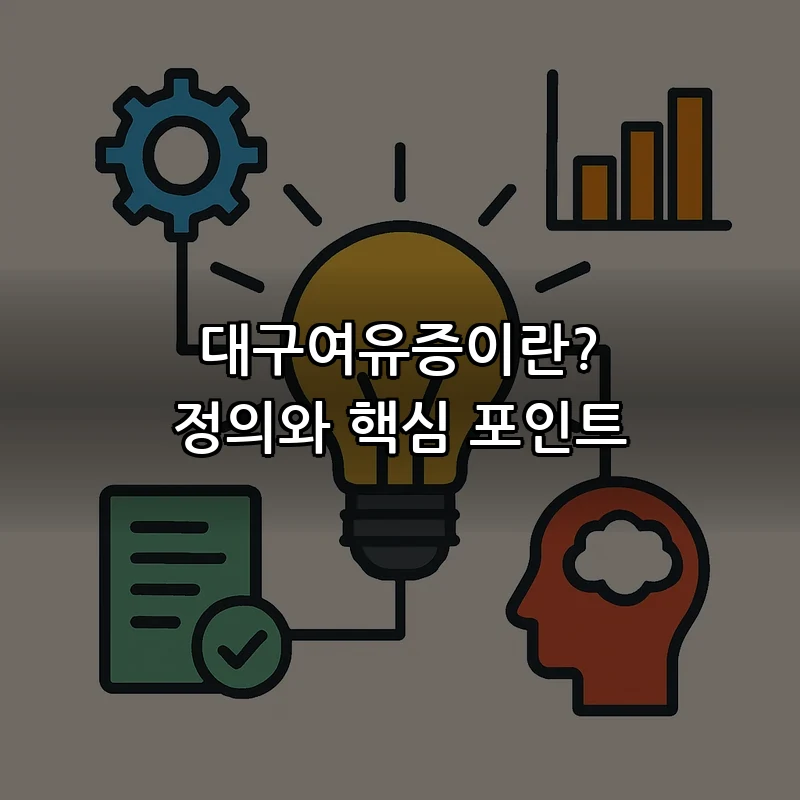 대구여유증이란? 정의와 핵심 포인트