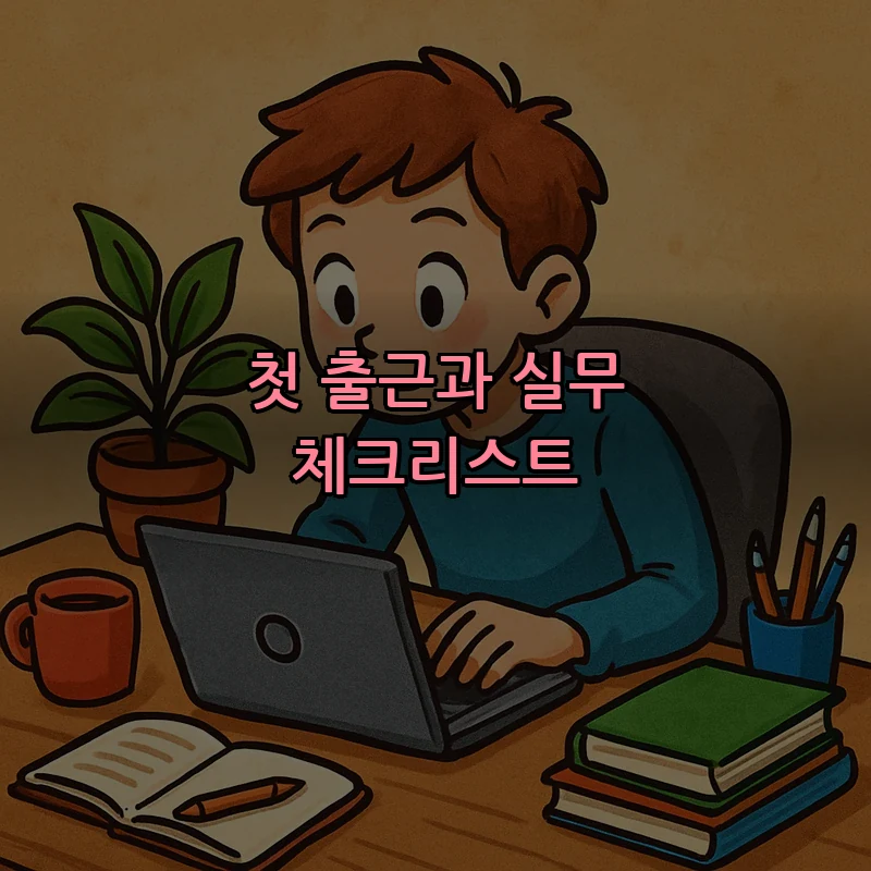 첫 출근과 실무 체크리스트