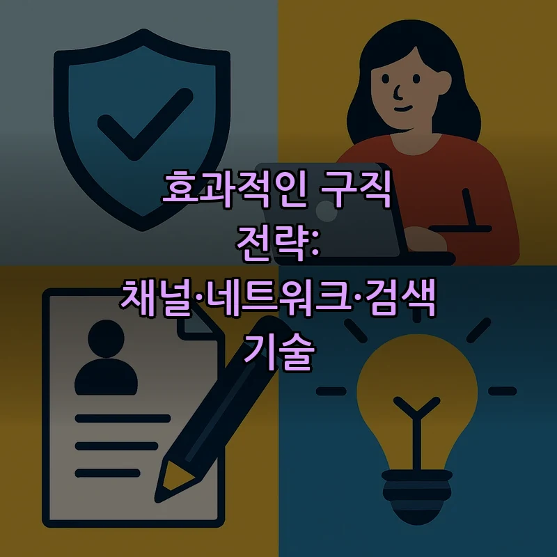 효과적인 구직 전략: 채널·네트워크·검색 기술