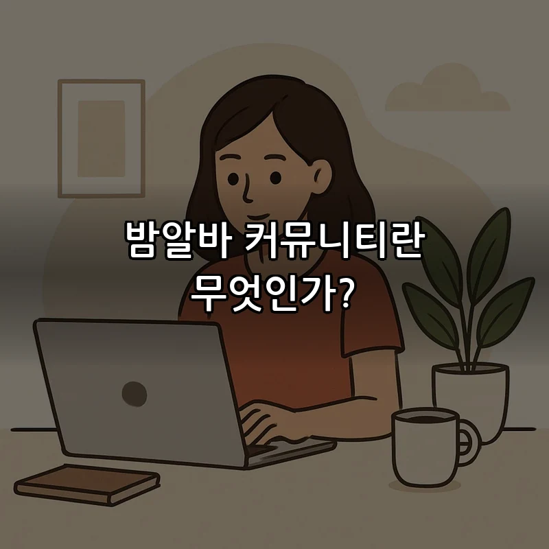 밤알바 커뮤니티란 무엇인가?