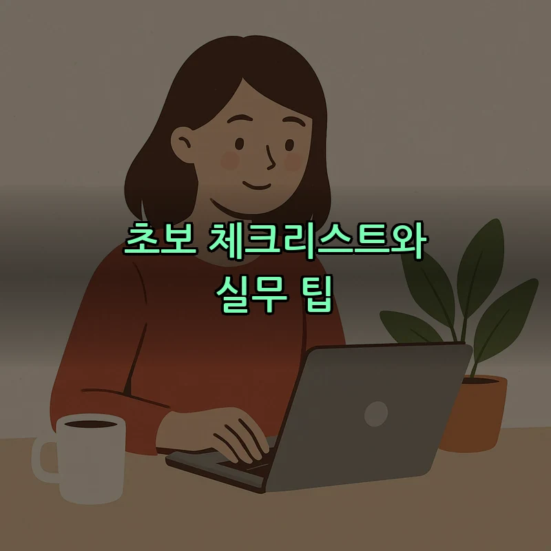 초보 체크리스트와 실무 팁