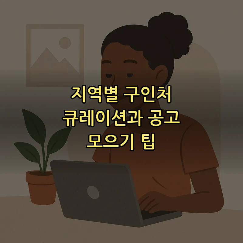지역별 구인처 큐레이션과 공고 모으기 팁
