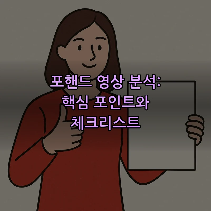 포핸드 영상 분석: 핵심 포인트와 체크리스트