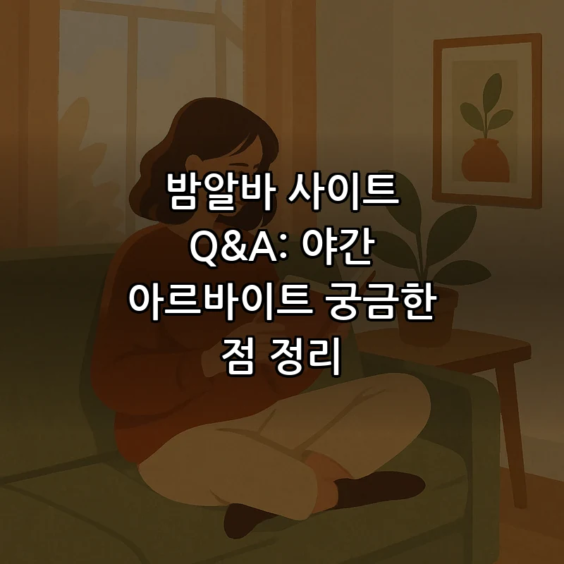 밤알바 구하는 법: 사이트 비교와 지원 노하우