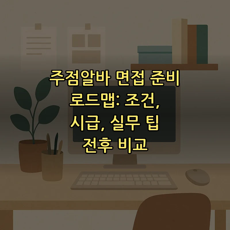 주점알바 면접 준비 완벽 가이드: 조건, 시급, 팁