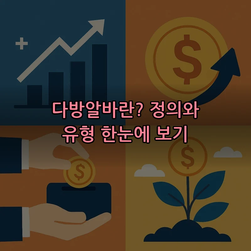 다방알바란? 정의와 유형 한눈에 보기