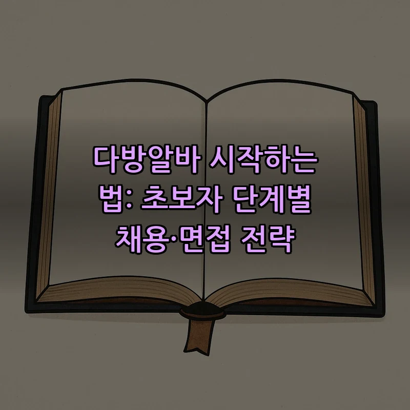다방알바 시작하는 법: 초보자를 위한 순서