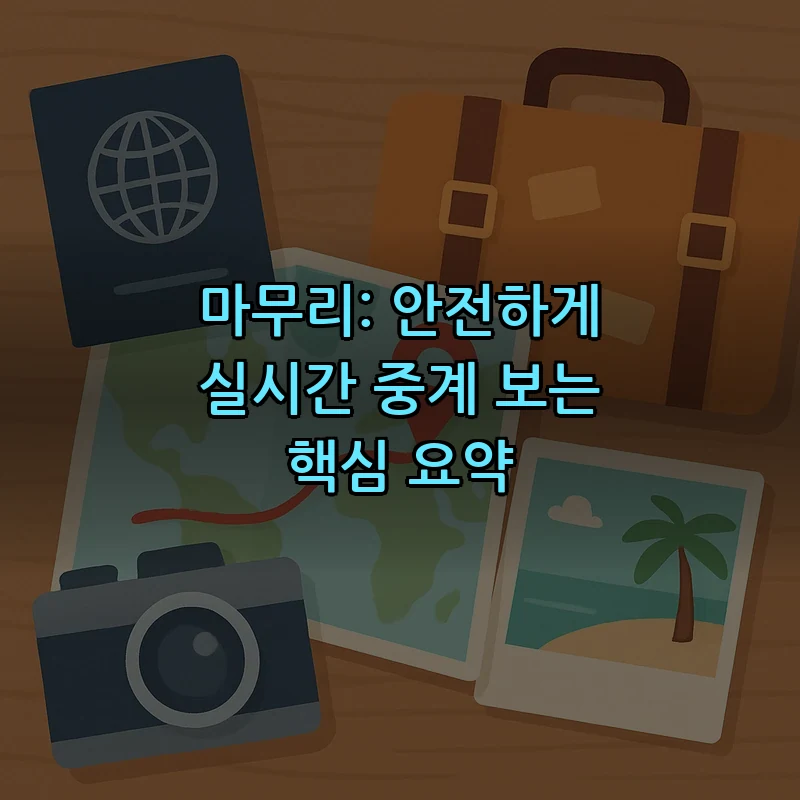 마무리: 안전하게 실시간 중계 보는 핵심 요약