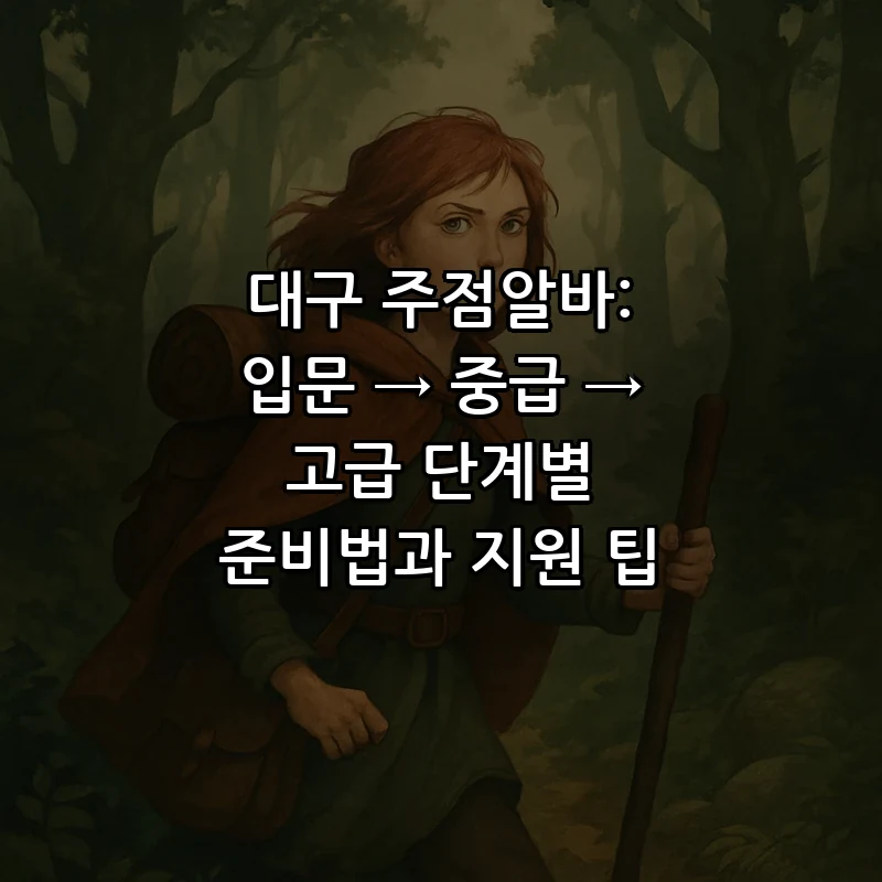 대구 주점알바: 단계별 준비법과 지원 팁
