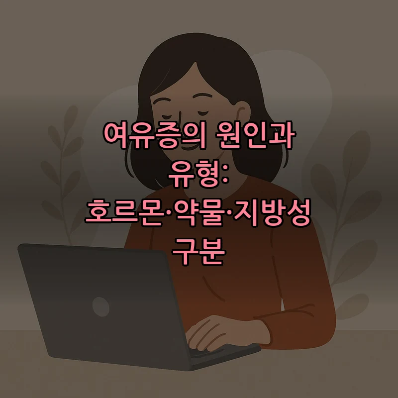 여유증의 원인과 유형: 호르몬·약물·지방성 구분