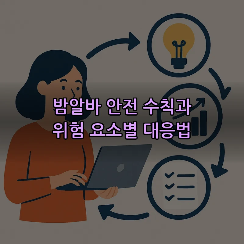 밤알바 안전 수칙과 위험 요소별 대응법