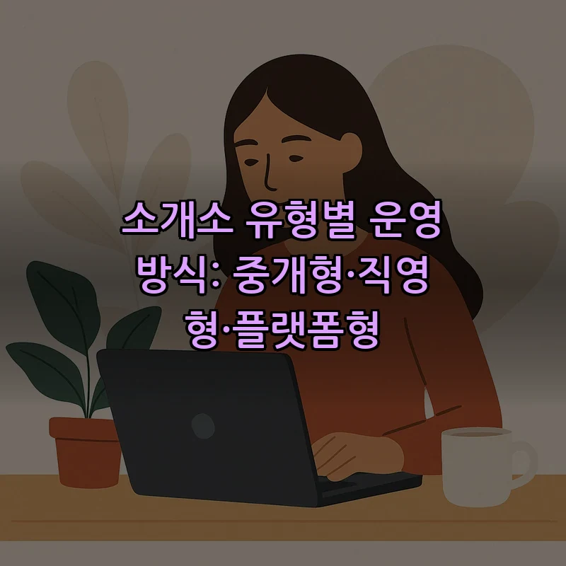 소개소 유형별 운영 방식: 중개형·직영형·플랫폼형