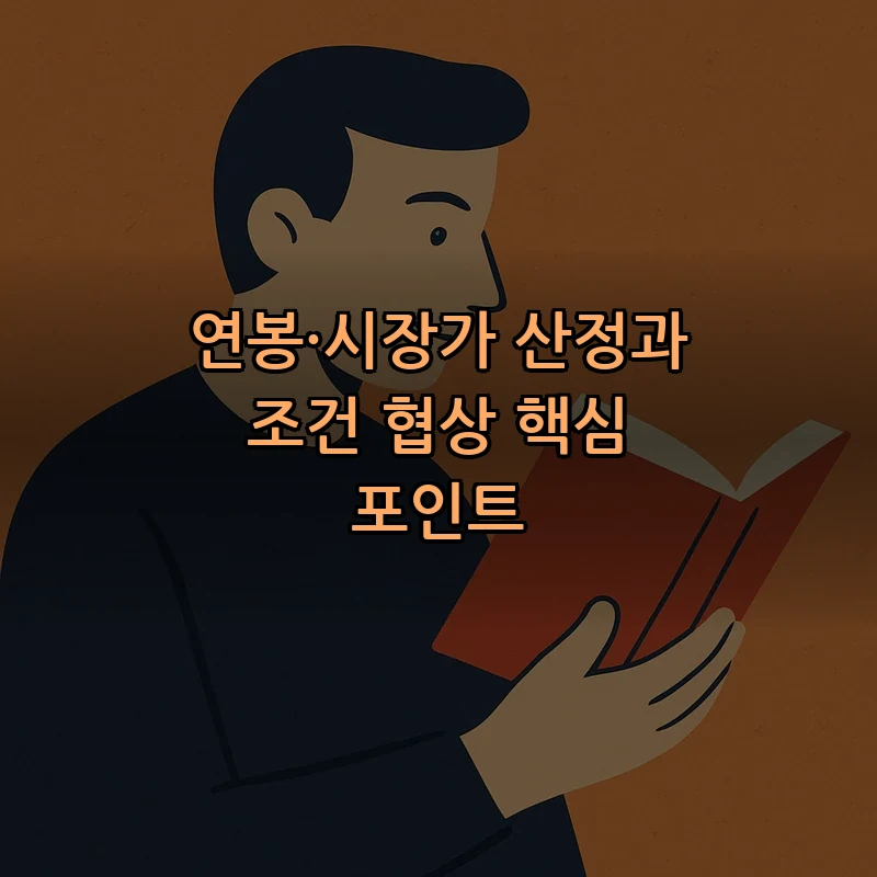 연봉·시장가 산정과 조건 협상 핵심 포인트