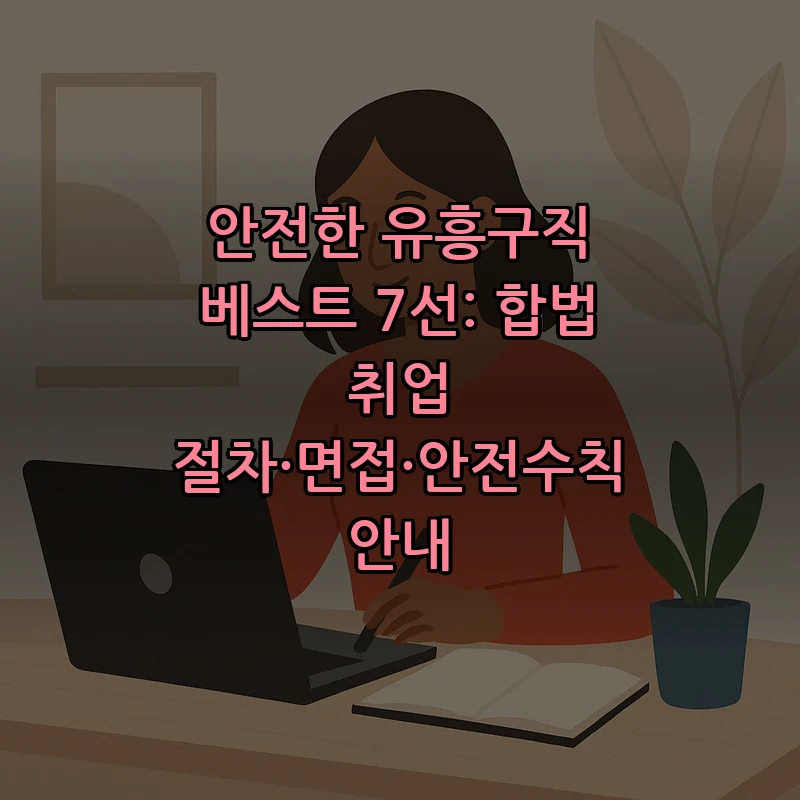 안전한 유흥구직 가이드: 합법적 절차와 면접 팁