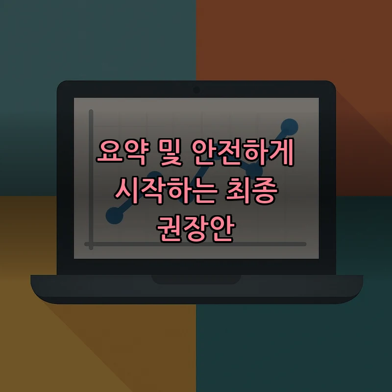 요약 및 안전하게 시작하는 최종 권장안