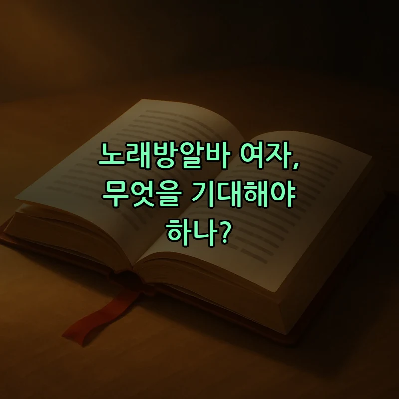 노래방알바 여자, 무엇을 기대해야 하나?