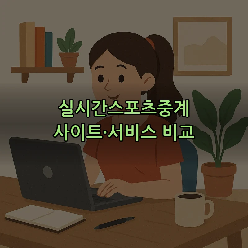 실시간스포츠중계 사이트·서비스 비교