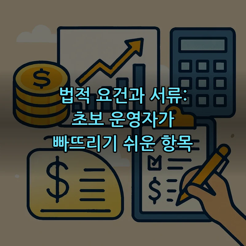 법적 요건과 서류: 초보 운영자가 빠뜨리기 쉬운 항목