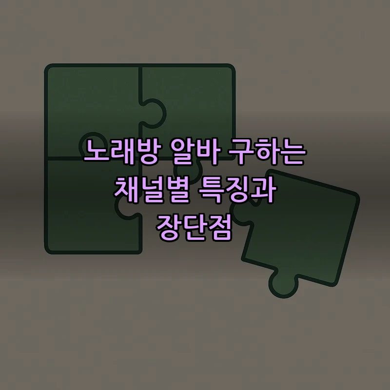 노래방 알바 구하는 채널별 특징과 장단점
