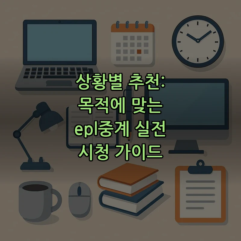 EPL 중계, 안전하고 합법적으로 시청하는 방법