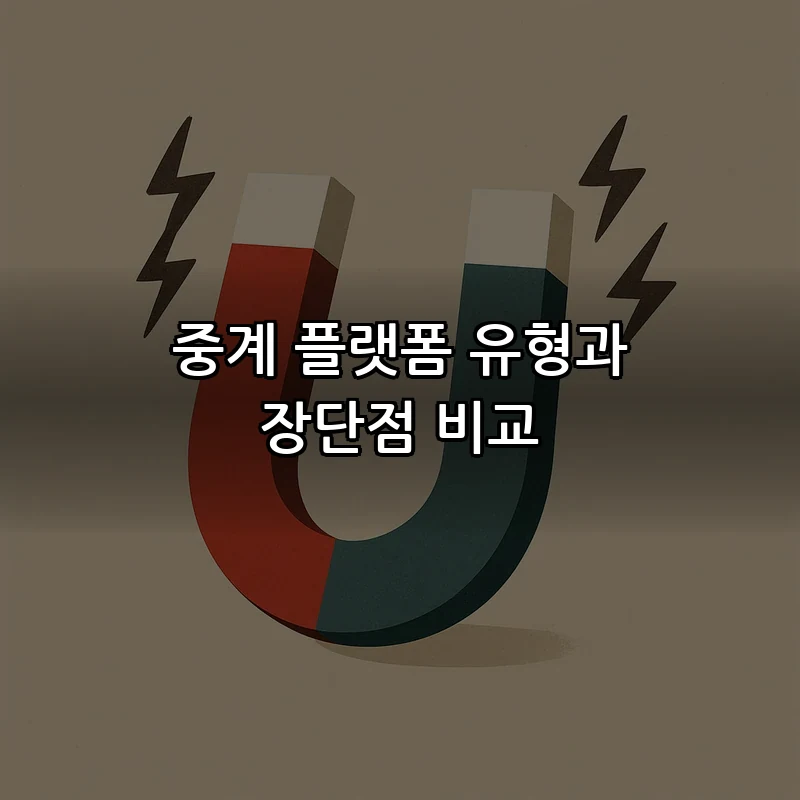 중계 플랫폼 유형과 장단점 비교