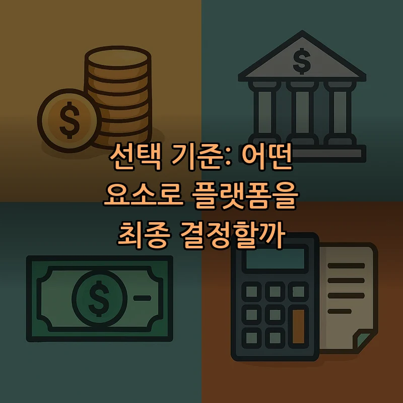 선택 기준: 어떤 요소로 플랫폼을 최종 결정할까