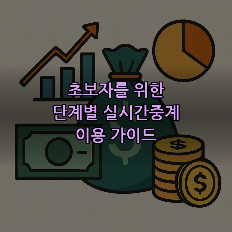 초보자를 위한 단계별 실시간중계 이용 가이드