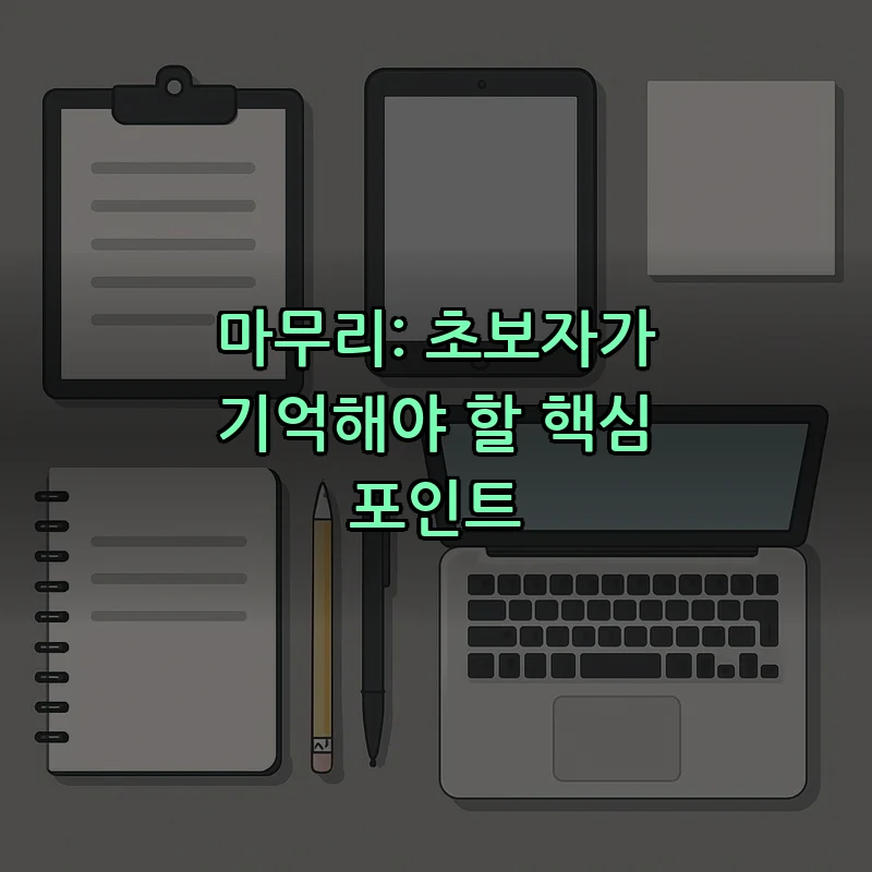 마무리: 초보자가 기억해야 할 핵심 포인트