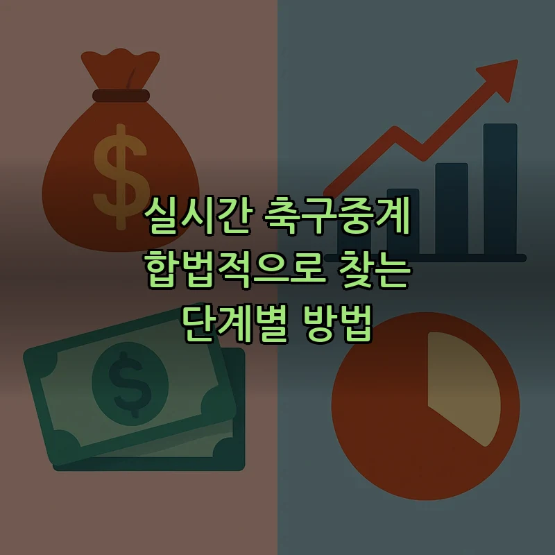 실시간 축구중계 합법적으로 찾는 단계별 방법