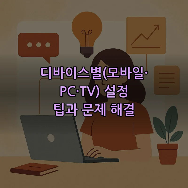 디바이스별(모바일·PC·TV) 설정 팁과 문제 해결