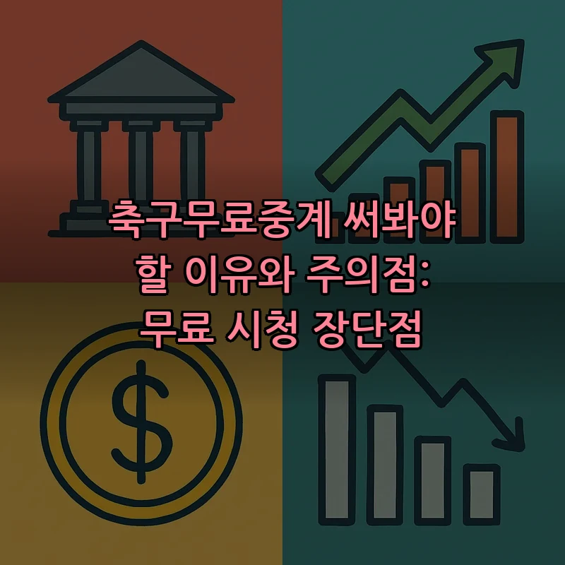 축구무료중계: 장단점 및 필수 확인 사항