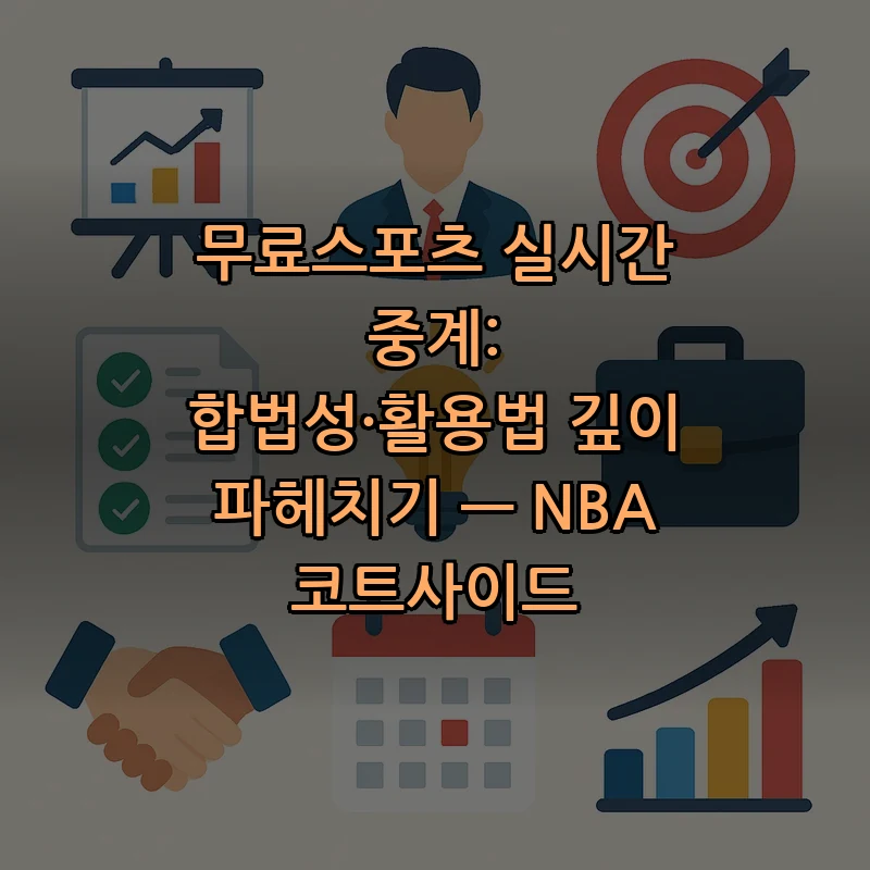 무료 스포츠 중계 완벽 가이드: 합법성과 이용 방법