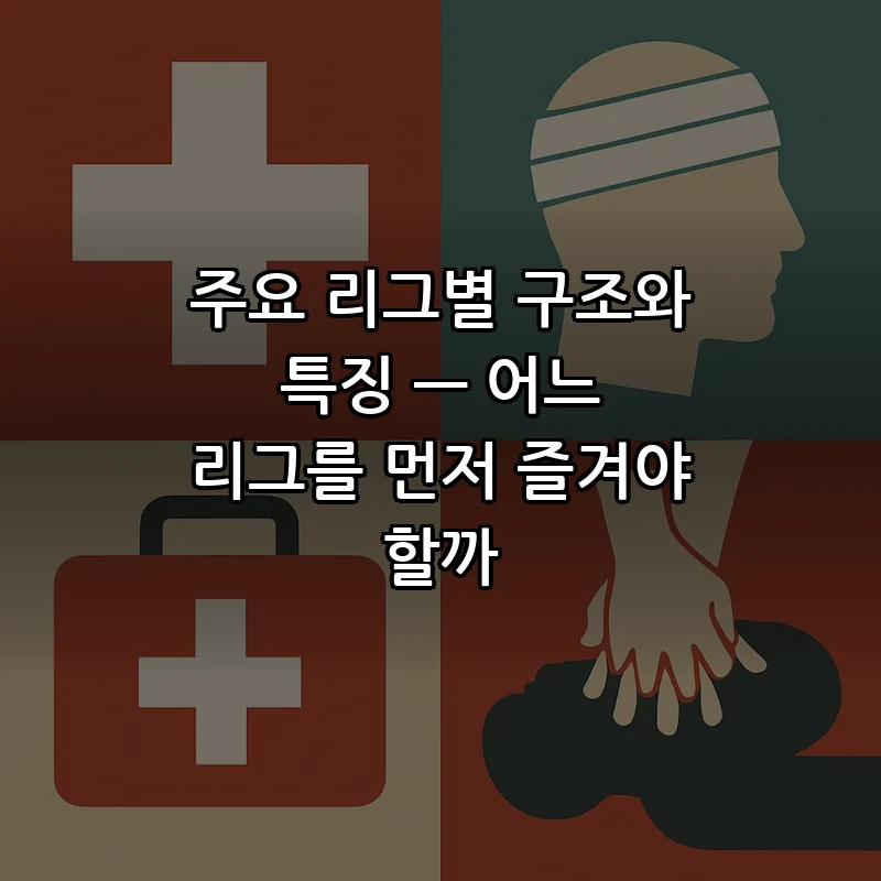 주요 리그별 구조와 특징 — 어느 리그를 먼저 즐겨야 할까
