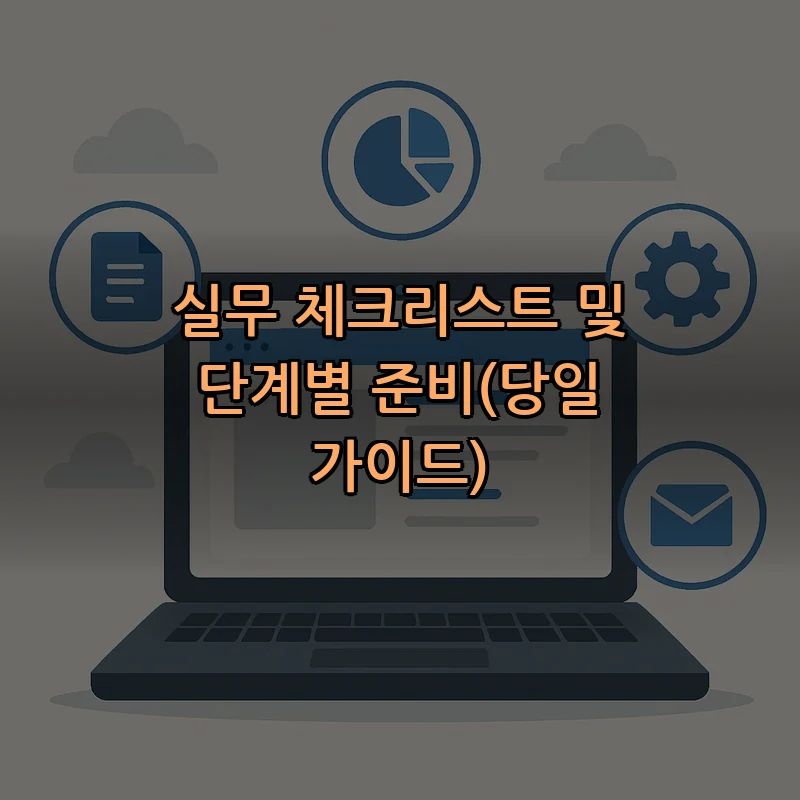 실무 체크리스트 및 단계별 준비(당일 가이드)