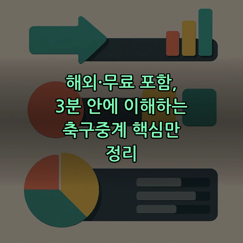 축구중계의 모든 것: 무료와 유료 선택 가이드