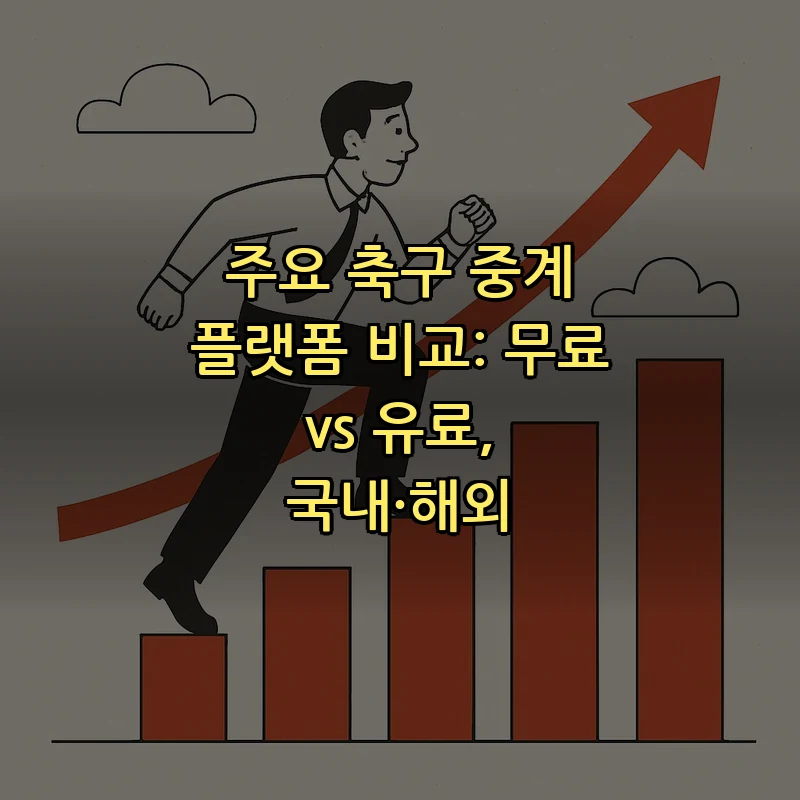 주요 축구 중계 플랫폼 비교: 무료 vs 유료, 국내·해외