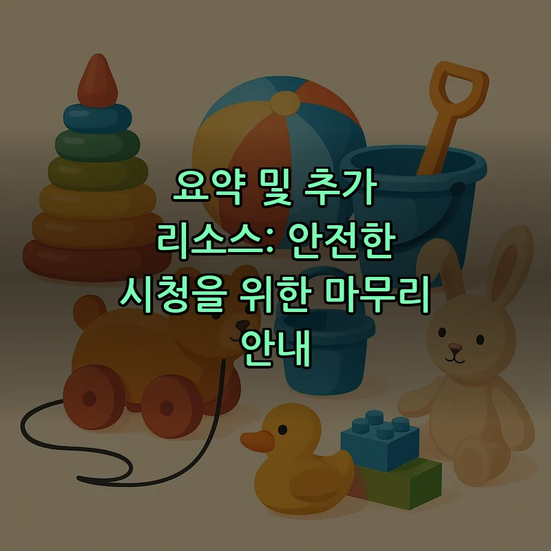 요약 및 추가 리소스: 안전한 시청을 위한 마무리 안내