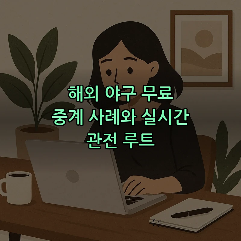해외 야구 무료 중계 사례와 실시간 관전 루트