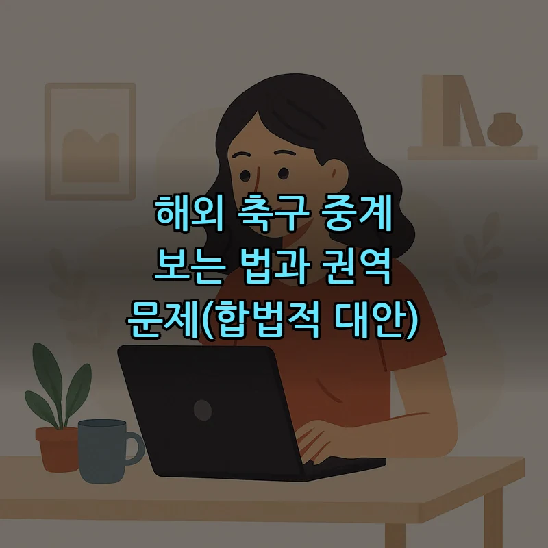 해외 축구 중계 보는 법과 권역 문제(합법적 대안)