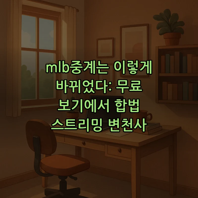MLB 중계란? 최근 변화와 합법적 시청 경로 분석
