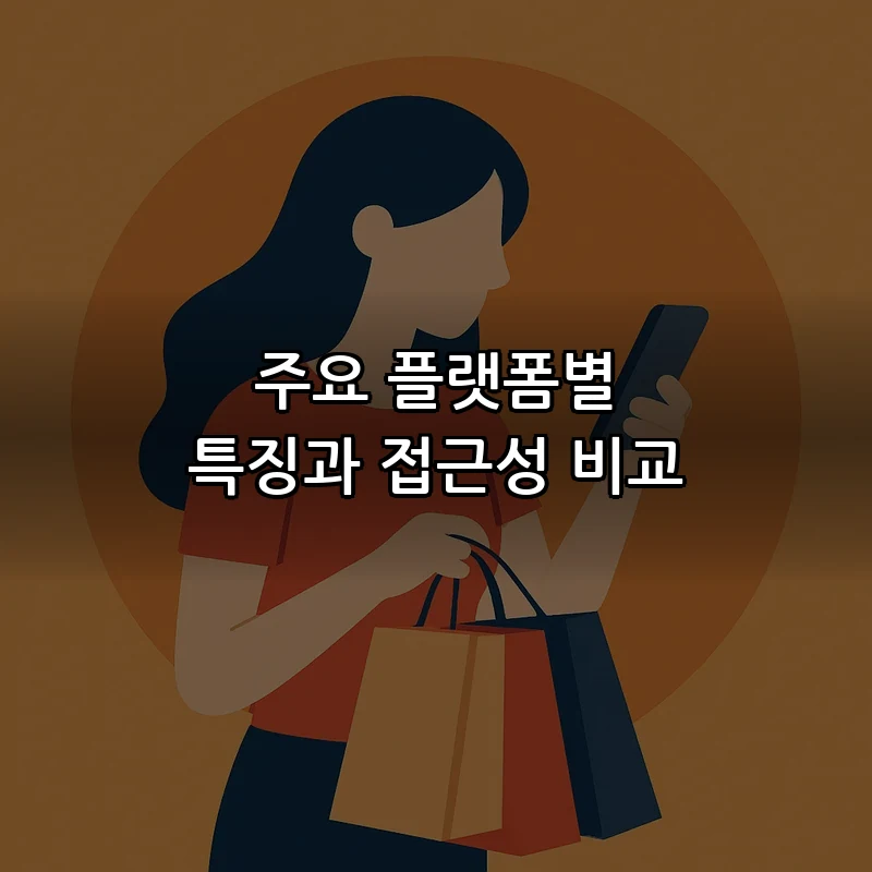 주요 플랫폼별 특징과 접근성 비교