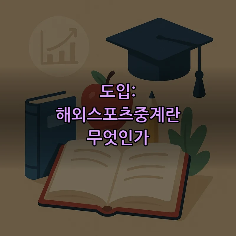 도입: 해외스포츠중계란 무엇인가