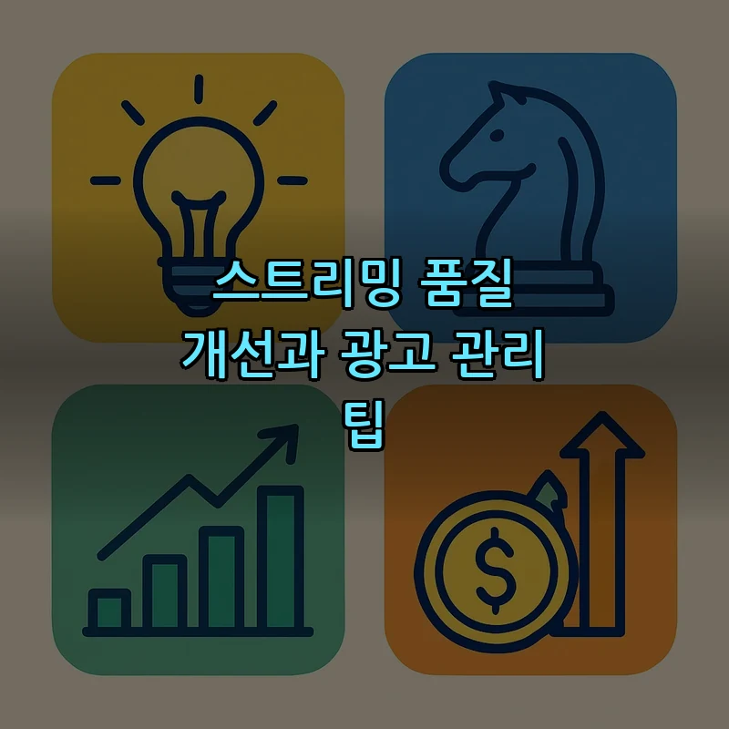 스트리밍 품질 개선과 광고 관리 팁